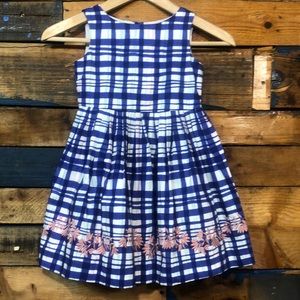 Bonpoint dress sz6 multicolor girls.